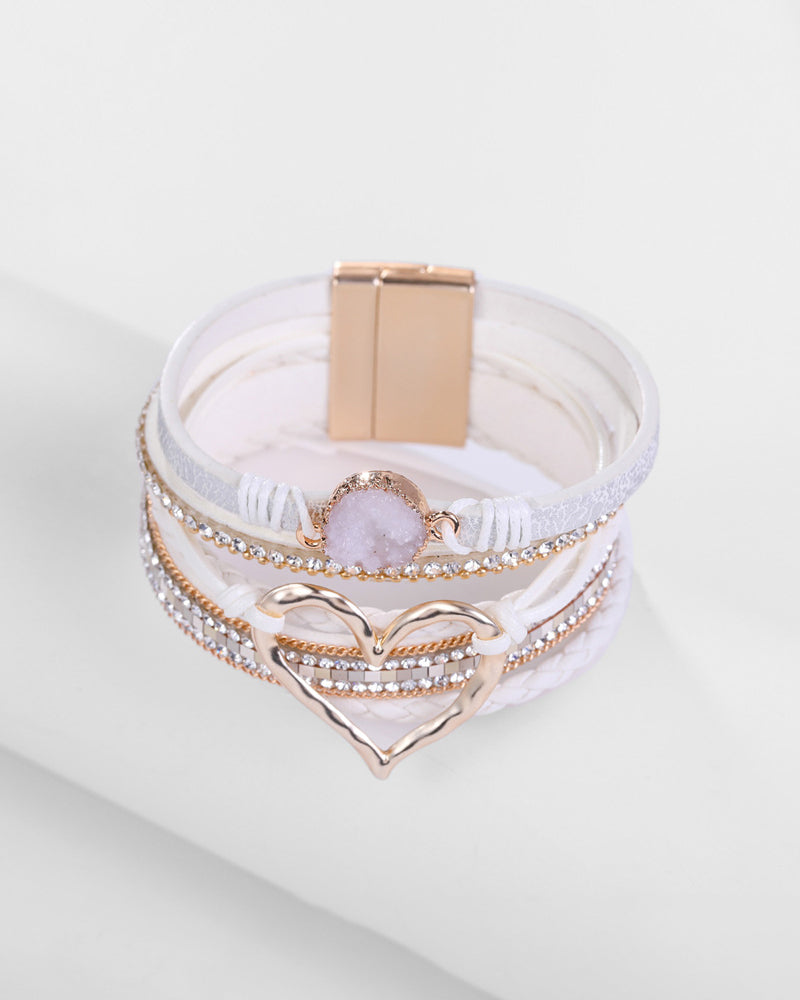 Elin | Bohemisk Hjärta armband