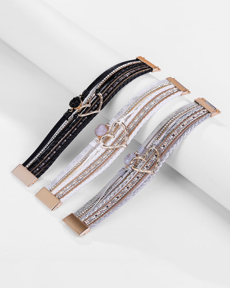 Elin | Bohemisk Hjärta armband