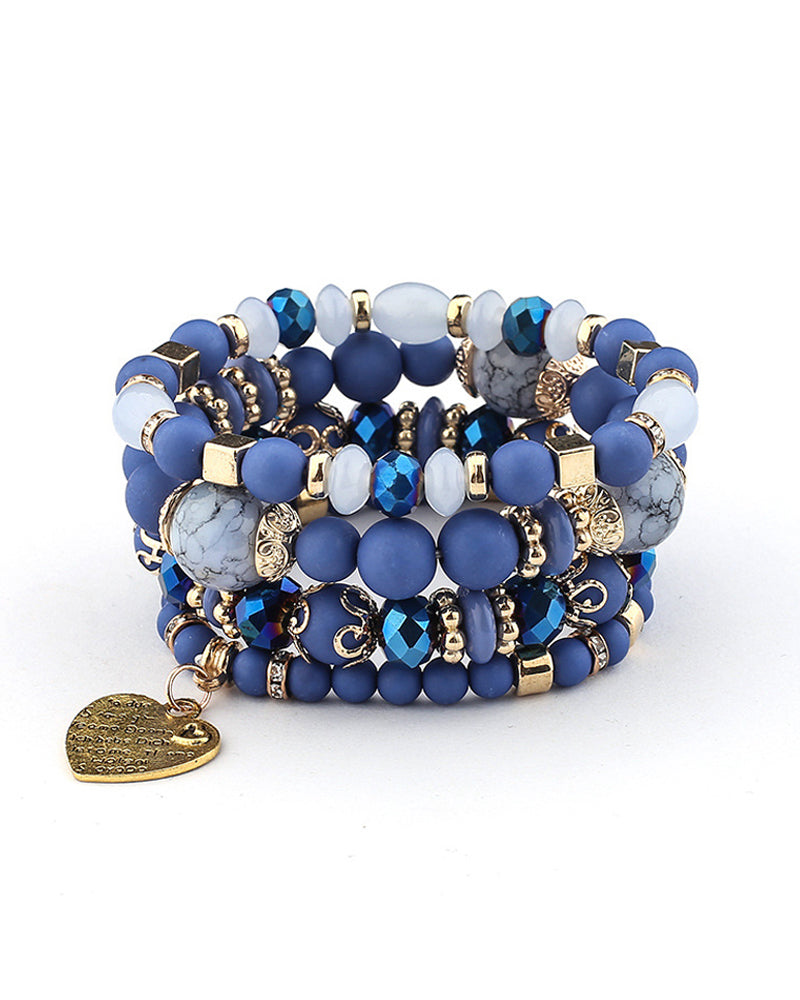 Elin | Armband i lager med hjärta
