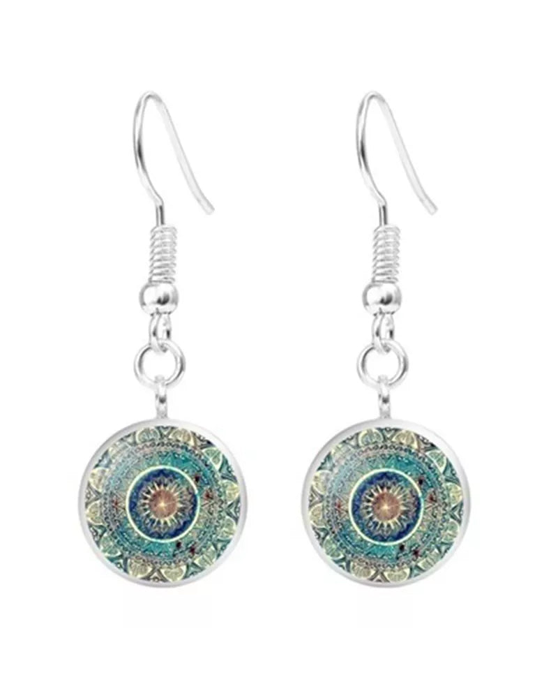 Elin | Datura blommor halsband-set