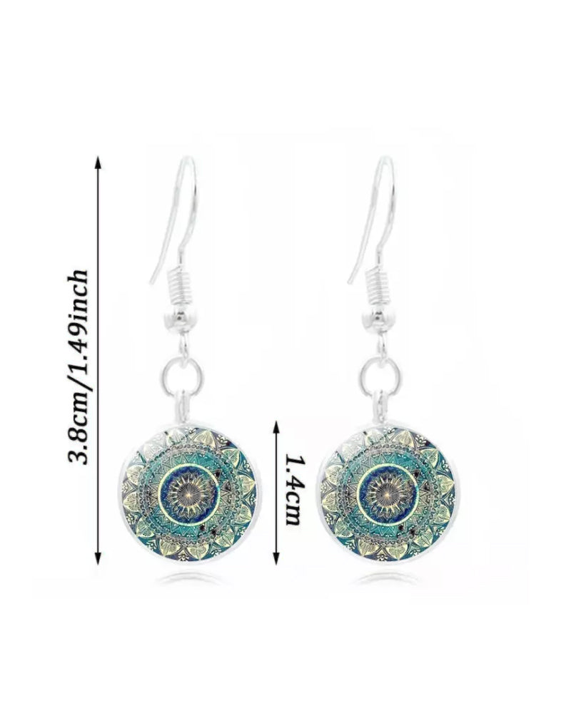 Elin | Datura blommor halsband-set