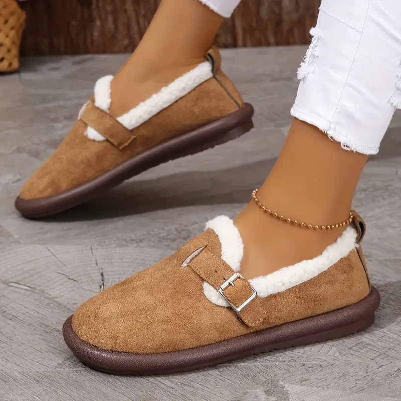 Elin | Plush Slip-On Bekväma Tofflor