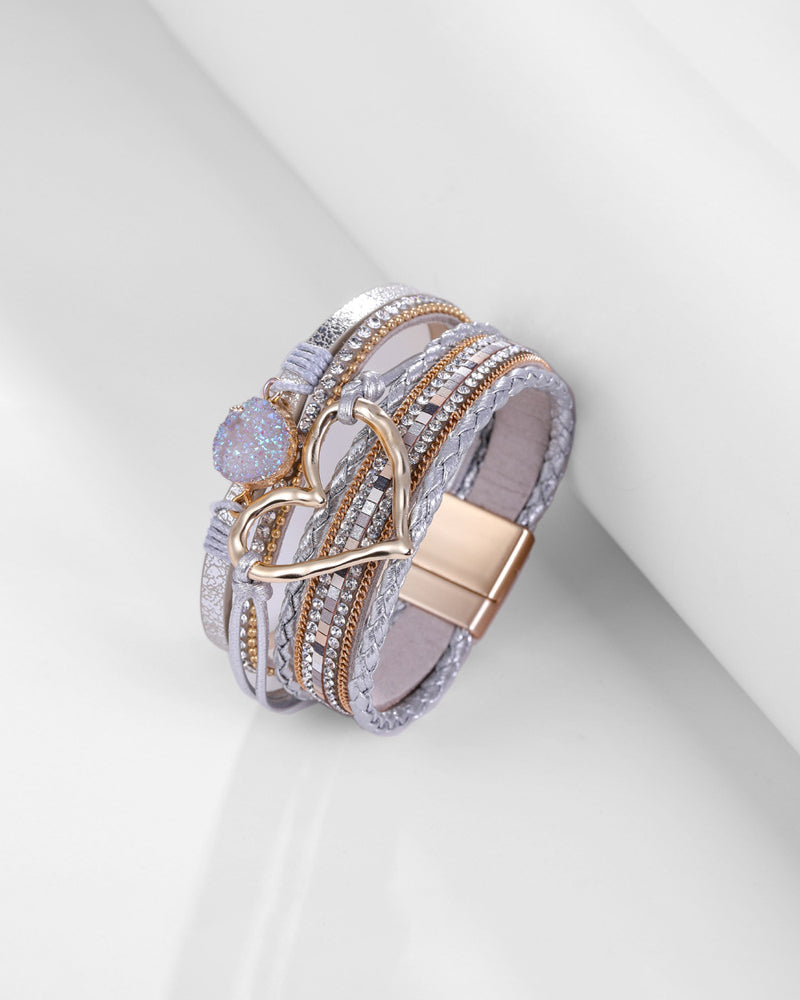Elin | Bohemisk Hjärta  armband
