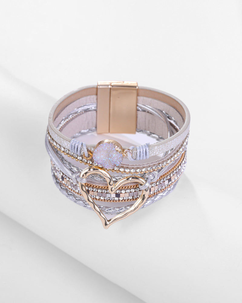 Elin | Bohemisk Hjärta  armband