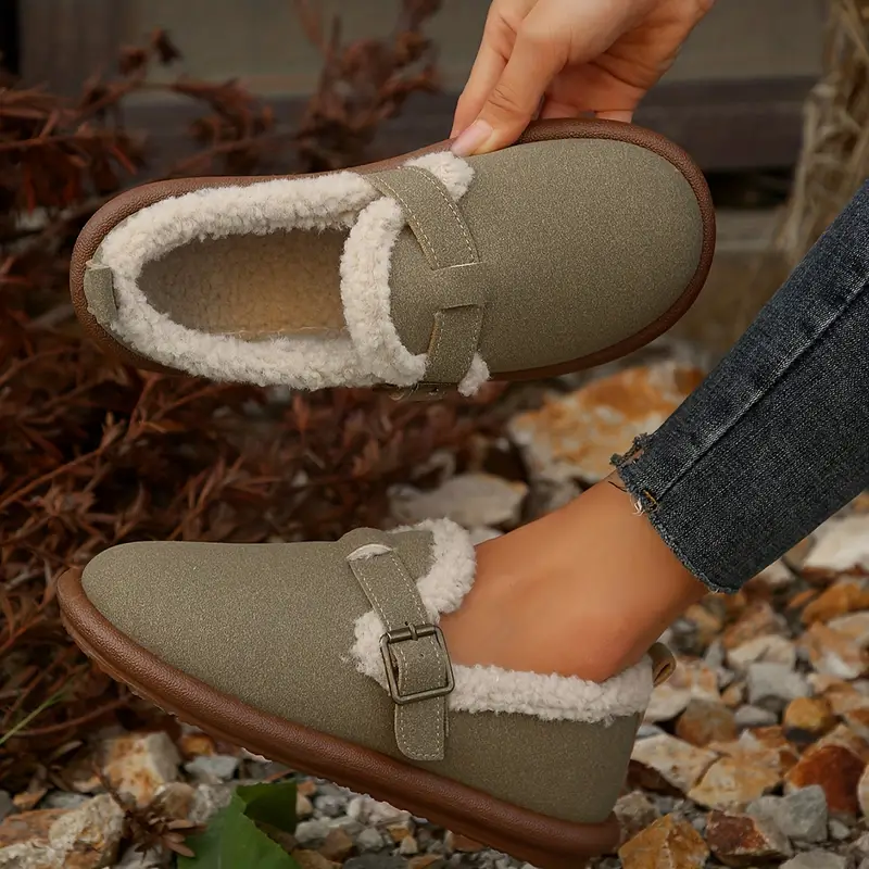Elin | Plush Slip-On Bekväma Tofflor