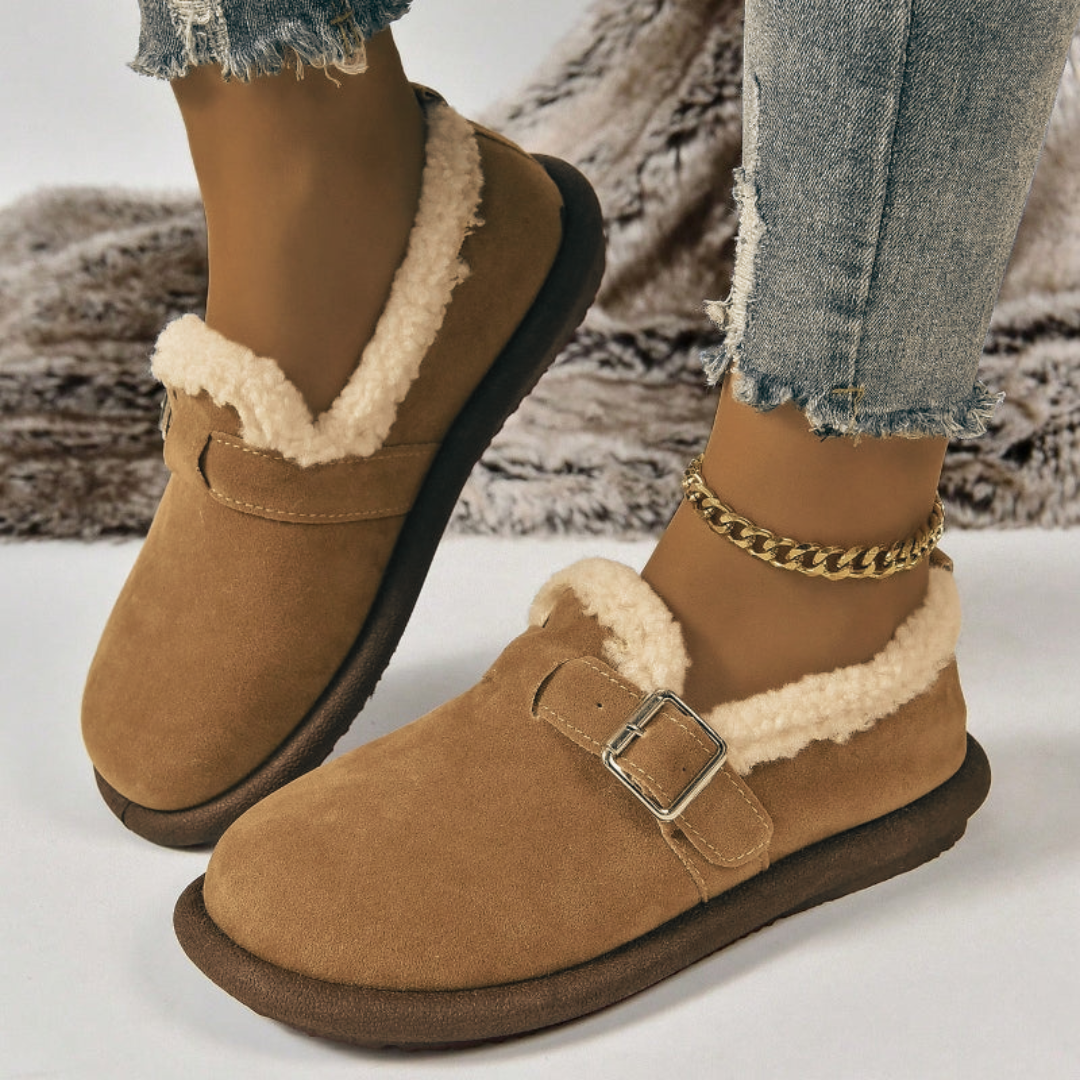 Elin | Plush Slip-On Bekväma Tofflor