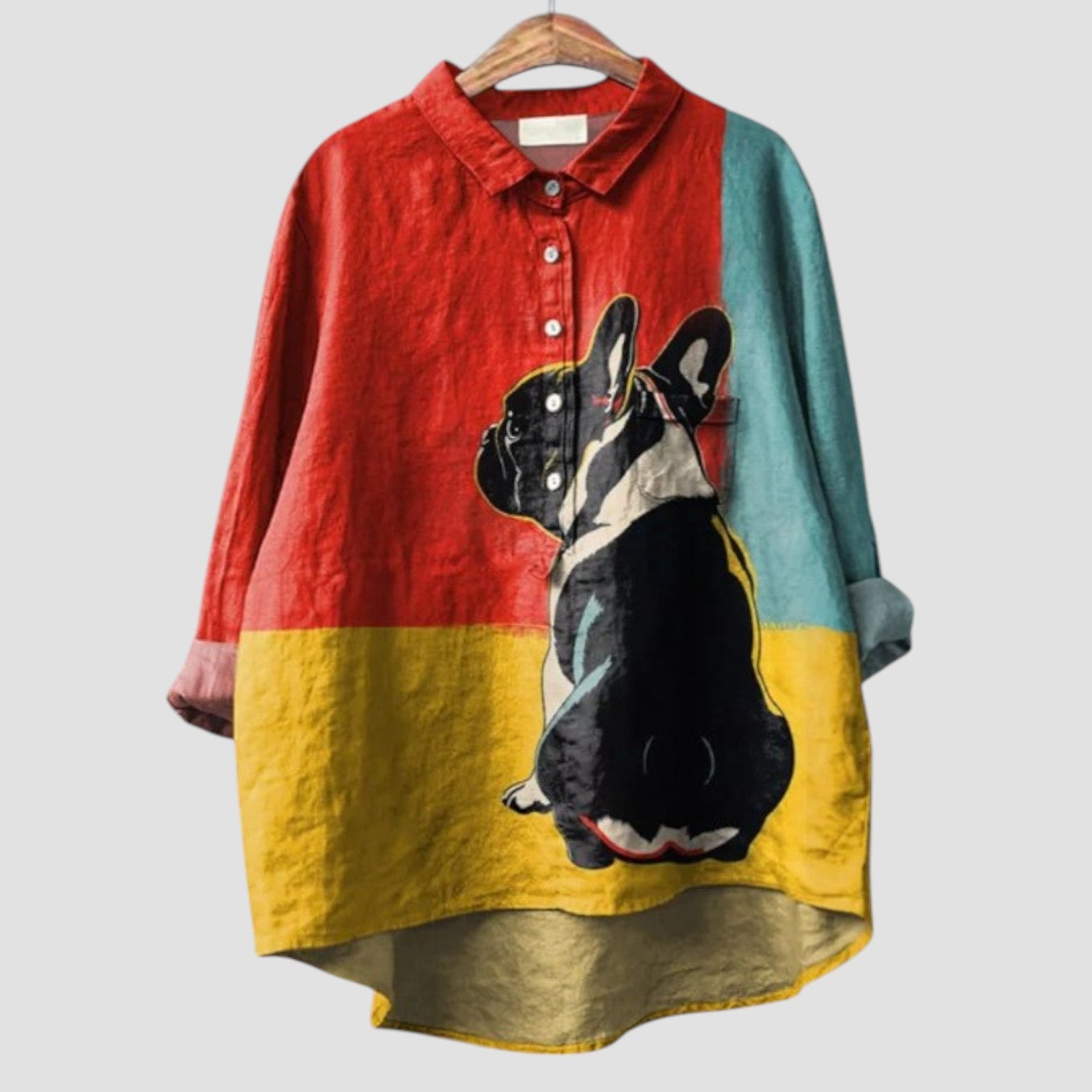 Elin | Färgad blus