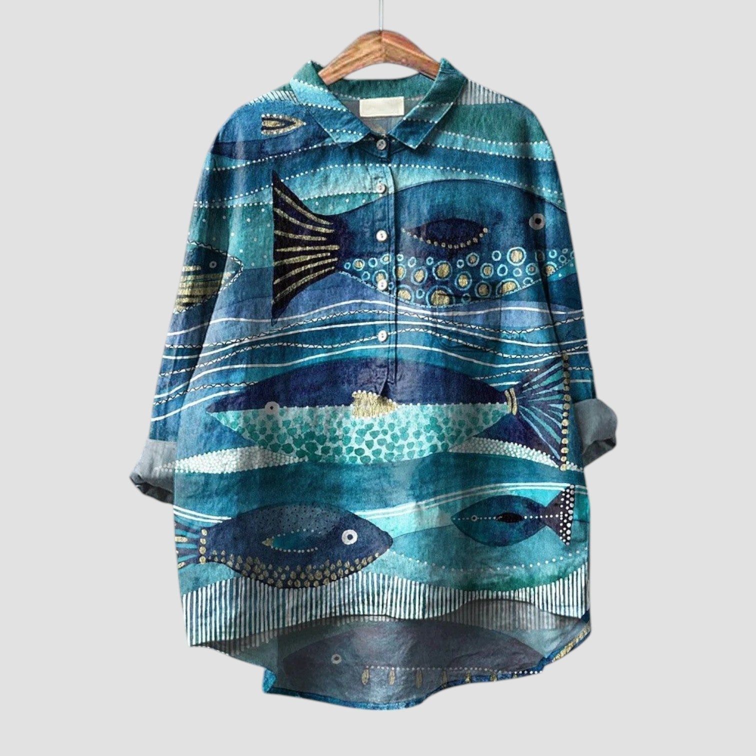 Elin | Färgad blus