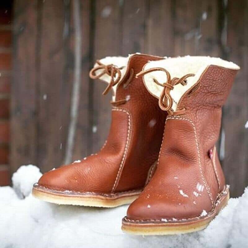Elin | Slip-On Stövlar Med Fleecefoder