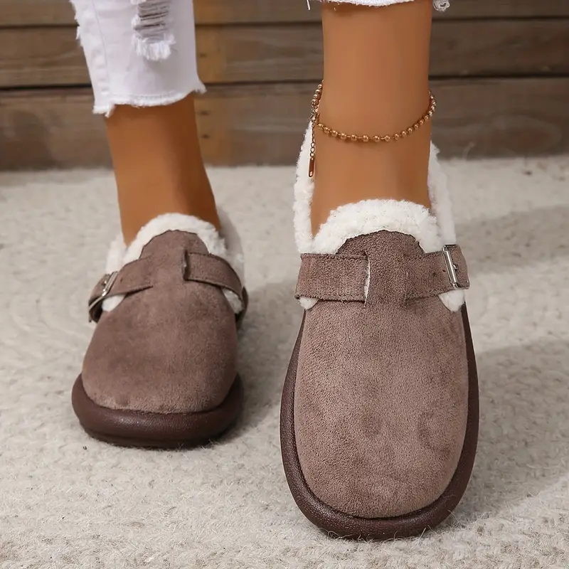 Elin | Plush Slip-On Bekväma Tofflor