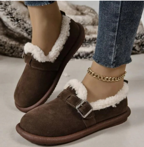 Elin | Plush Slip-On Bekväma Tofflor